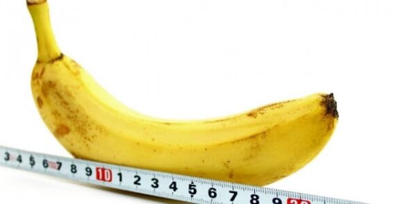 Измерьте бананы в форме пениса и как увеличить бананы